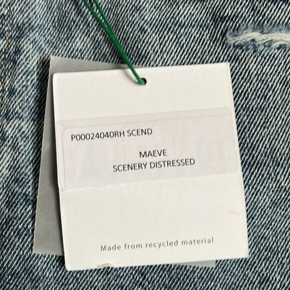 Pistola Maeve High Rise Cut Off Jean Shorts Scenery Distressed 27 NWT MSRP $128 - Picture 7 of 9